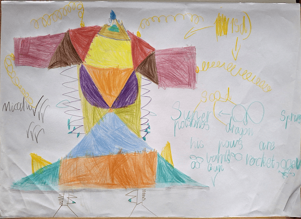 Blast-Off With Nothing Dragon